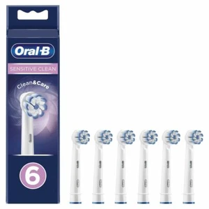 Pack 6 Brossettes Oral B Sensitive Clean & Care Recharge Tête de brosse à dent - Imagen 1 de 8