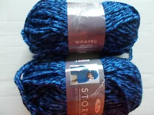 King Cole Stormy Big Value Super Chunky yarn, Monsoon, lot of 2 (88 yd ea) - Picture 1 of 2