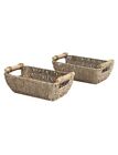 Small Wicker Baskets, Handwoven Baskets for Storage, Seagrass Rattan Baskets ...