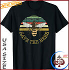 New Shirt Bee BeeKeeper, Save The Bees Apiary Logo T-shirt Usa Size