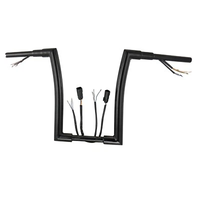 Manillar precableado Harley Dyna Fat Street Bob 14 pulgadas para Road King XL 2007-2013 Foto 1 de 4
