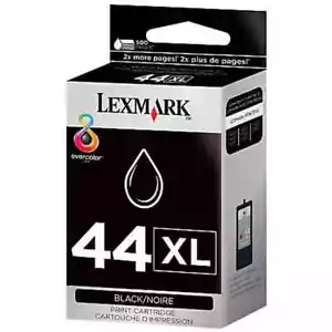 LEXMARK 18Y0144E SCHWARZE TINTE NR 44XL 44 18YX144E VERSIEGELT IN ORIGINAL FOLIENPACKUNG - Bild 1 von 1