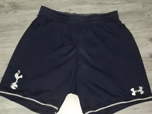 2012-14 Tottenham Third Shorts Black (M) Shirt Jersey Maillot Camiseta - Picture 1 of 4