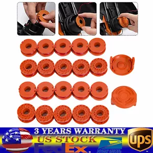 20Pcs WORX WA0010 Replacement Spool Line For Grass Trimmer Edger 10ft Cap Cover - Picture 1 of 12