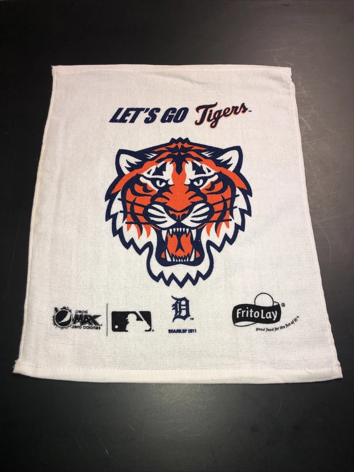 2011 Detroit Tigers Playoff Stadium Giveaway Rally Toalla Let’s Go Tigers 15x17 Foto 1 de 1