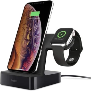 Belkin PowerHouse MFi Charging Dock Apple Watch Charger For iPhone/iPad/iPod - Picture 1 of 4