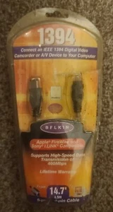 BELKIN 1394 FIREWIRE 6 PIN to 4 PIN CABLE -Model F3N401-14-ICE 14.7 FT 4.5M NEW - Picture 1 of 2