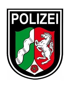 Aufkleber Polizei NRW schwarz - Bild 1 von 1