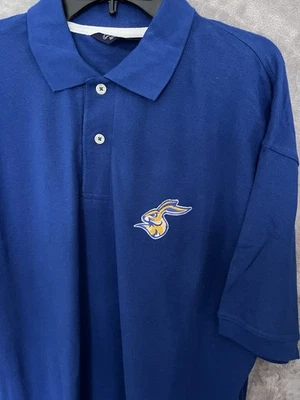 South Dakota State Jackrabbits Men’s X-Large Blue Polo Shirt NWT - Image 1 of 4