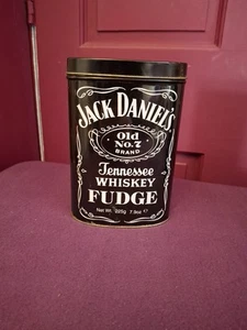Jack Daniels EMPTY Tin Whiskey Fudge Gift Box Collectors Tin Empty 2008 - Picture 1 of 5