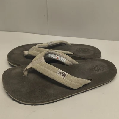Sandalias chanclas de cuero para mujer The North Face talla 8 beige ligeras Foto 1 de 4