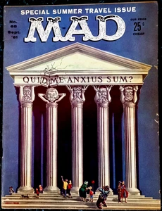 MAD Magazine #65 Sept 1961! FINE! 6.0! TIGHT & GLOSSY! MINT PAGES! $0.99 Start!! - Picture 1 of 6