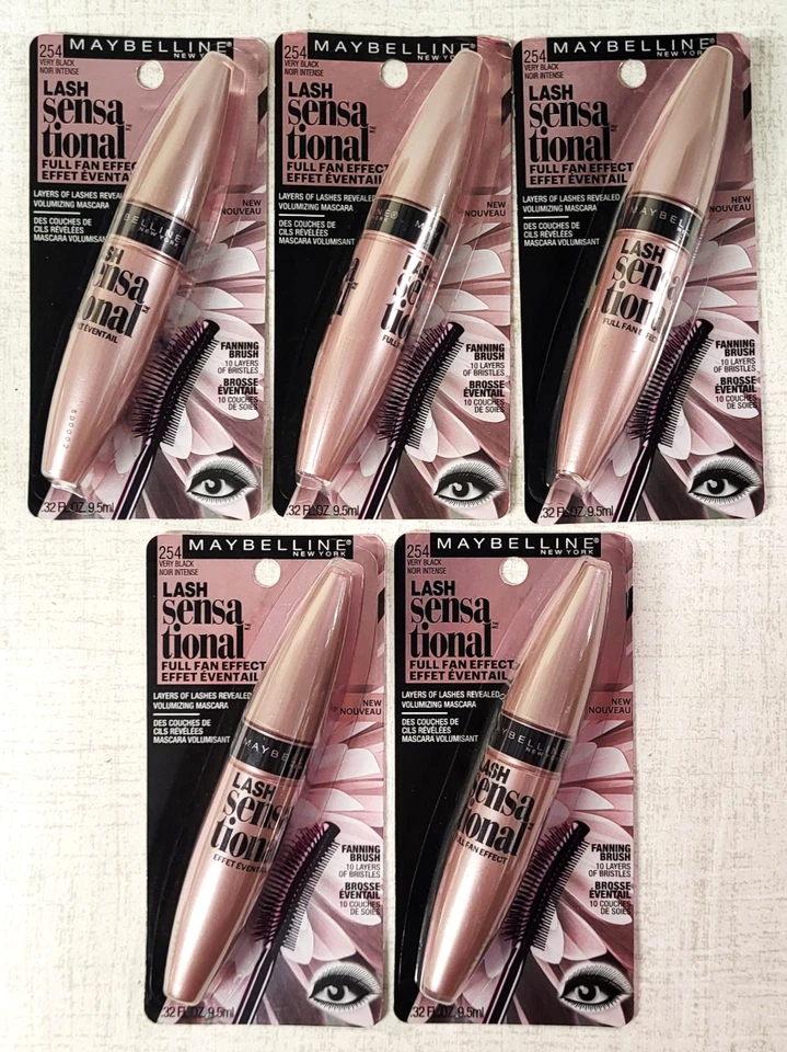 Maybelline Lash Sensational Mascara - Very Black, 9.5ml