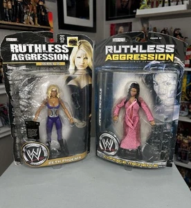WWE Beth Phoenix Series 35 Candice Michelle 26 Ruthless Aggression Diva figures - Picture 1 of 8