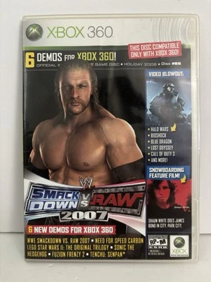 Official Xbox 360 Magazine Demo Disc #65 Holiday 2006 HHH Smack Down Raw Tested - Image 1 of 4