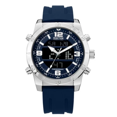 Kenneth Cole Reaction Men's Analog Digital Watch Silicone Strap KRWGP2183502 - Image 1 of 2