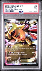 PSA 7 Giratina Ex #92 2012 Pokemon Black & White Dragons Exalted 127010945 - Picture 1 of 2