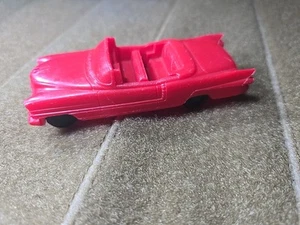 PROCESSED PLASTIC RED CADILLAC ELDORADO MISSING TOP PLASTICS - Picture 1 of 4