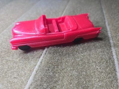 PROCESSED PLASTIC RED CADILLAC ELDORADO MISSING TOP PLASTICS - Image 1 of 4