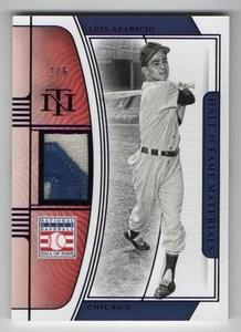 2022 National Treasures Luis Aparicio Hall Of Fame Materials Patch 2/6 White Sox - Picture 1 of 2
