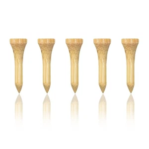 Holz Golf Tees 1-1/2 Zoll 100 Stück, 1,5" kurz Golf Holz Bambus Tee. - Bild 1 von 5