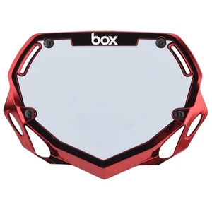 Caja Caja Dos Número Placa, Pequeña - Cromo Rojo - Imagen 1 de 1
