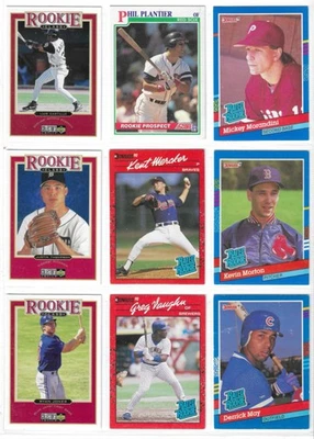 Lote de 14 cartas MLB Rookie (RC) 1989, 90, 91, 93, 97 - Varios jugadores y marcas Foto 1 de 4