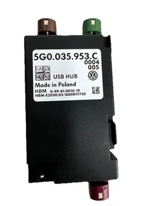 2016-2020 VW PASSAT USB HUB DISTRIBUTOR CONTROL MODULE OEM 5G0035953C 🔥🚗 - Picture 1 of 1