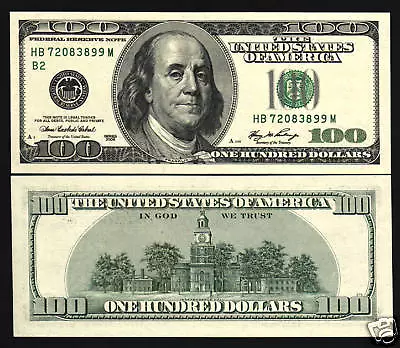 USA UNITED STATES AMERICA 100 DOLLARS x 1 P-528 2006 UNC MONEY BILL BANK NOTE - Image 1 of 2