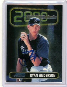 * RYAN ANDERSON * 1999 TOPPS CHROME IN PERSON SIGNATURE AUTOGRAPH MARINERS - Picture 1 of 1