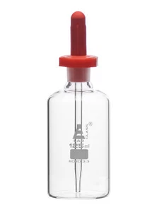 Dropping Bottle, 125ml (4.2oz) - Borosilicate Glass - Eisco Labs - Picture 1 of 3