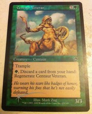 Foil Centaur Veteran - Torment - Magic: The Gathering - MTG
