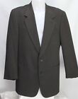 Donna Karan Signature Men's Blazer Jacket Stripes Wool Blend Black Italy Size 41