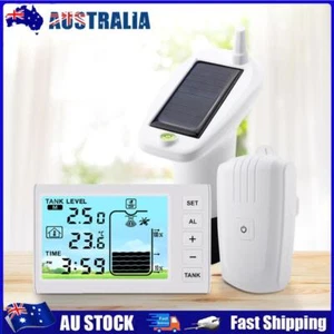 Ultrasonic Wireless Water Level Indicator Gauge Tank Liquid Level High/Low Alarm - Picture 1 of 12