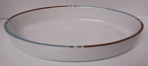 Dansk Mesa White Sand Portugal 12" Oval Baker Casserole Serving Baking Dish - Picture 1 of 6