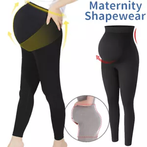 Fajas Para Mujer Embarazada Maternity Legging Pregnant Support Tummy Shaper Pant - Picture 1 of 21