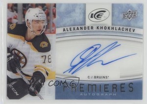 2014-15 Upper Deck Ice Premieres Alexander Khokhlachev #IPA-AK Rookie Auto RC