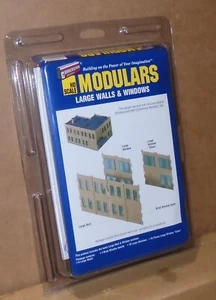 : Cornerstone Series HO Modular Kits .. "Large Walls & Windows" NIP #933-3723 - Picture 1 of 4