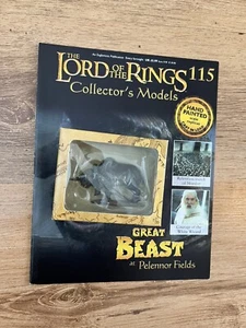 LORD OF THE RINGS COLLECTOR'S MODELS EAGLEMOSS ISSUE 115 GREAT BEAST FIGURE +MAG - Picture 1 of 1
