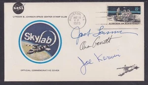 Jack Lousma, Joe Kerwin, Owen Garriott, US Astronauts on Skylab 2 and 3, on FDC - Picture 1 of 1