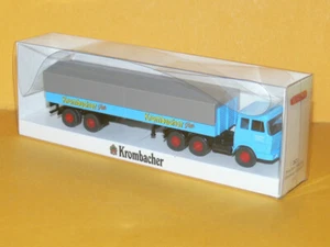 Wiking - Hanomag-Henschel Pritschen-Sattelzug "Krombacher Pils" - 1/87 H0 -Ovp- - Bild 1 von 2