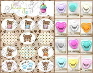 12 PACK Honeybug MAGNETIC reborn doll PACIFIER Cuddly TEDDY BEAR sprinkles - Picture 1 of 1
