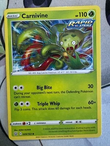 Carninvine Non Holo English Pokemon TCG BKAC337 - Picture 1 of 1