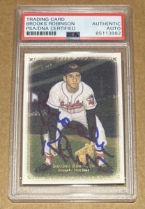 2008 Masterpieces Brooks Robinson Auto Autograph Signed Card PSA COA HOF - Picture 1 of 2