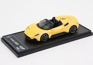 1:43 BBR Maserati Mc20 Cielo 2022 Giallo Genio Cerchi Birdcage BBRC276C1 Model - Picture 1 of 2