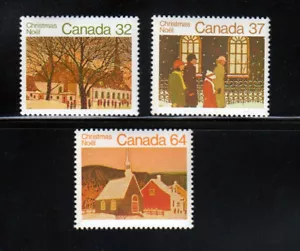 Christmas Urban, Rural Church, Family - Canada 1983 #1004-1006 MNH stamps - Picture 1 of 1