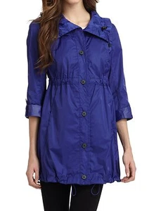 Nwt $258 Andrew Marc New York Lindsey Anorak Coat Jacket Parka Top ~Indigo *S - Picture 1 of 12