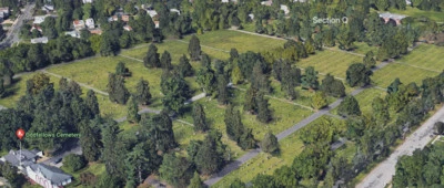 Graves, Odd Fellows Cemetery, Burlington, Nueva Jersey Foto 1 de 3