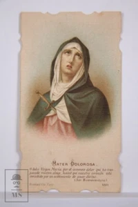 Original Religious Card - Mater Dolorosa - Our Lady of Sorrows - Dolores - Picture 1 of 2