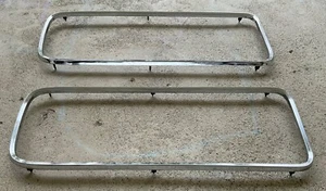 1972-74 PLYMOUTH CUDA = FRONT GRILLE INSERT TRIM MOLDING = L & R OEM PARTS - Picture 1 of 9